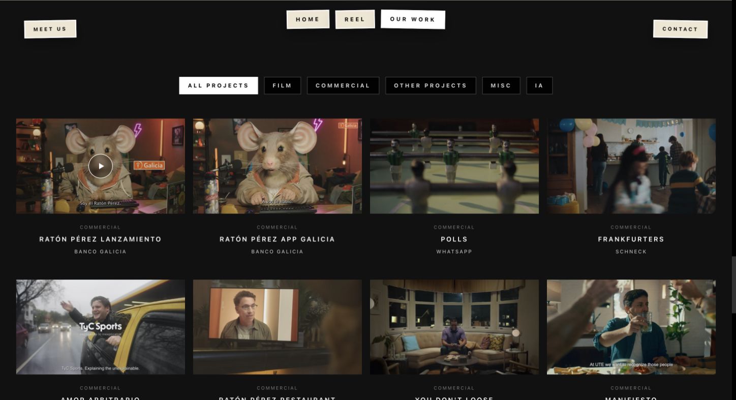 Welcome — Portfolio interactivo — 2